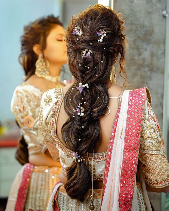 Indian Bun Hairstyles For Saree