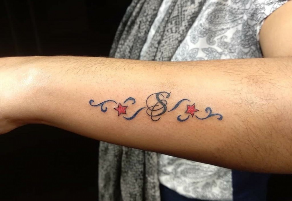 S Letter Tattoo